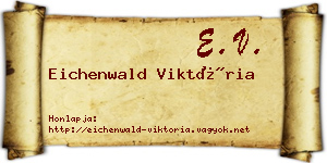 Eichenwald Viktória névjegykártya